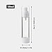Sdootbeauty Airless Spray Bottles, 4 Pack 1.7 Ounce Mini Spray Bottle Airless Fine Mist Spray Bottle, Refillable Empty Plastic Liquid Spray Bottle