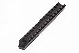 LongShot Black Anodized Aluminum Picatinny Bottom Rail for Hi-Point 995TS model carbines