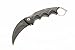 Full Metal CSGO Karambit Claw Folding Pocket Knife. for Gift, Collection, EDC (Gray)