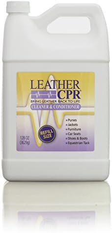 Leather CPR Cleaner &amp; Conditioner, 128 oz, Bring Leather Back to Life! Best Leather Cleaner &amp; Conditioner on the Market. Only Leather Cleaner &amp; Conditioner that is Dermatologist Tested. USA Made