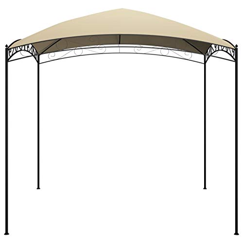 Festnight Gartenpavillon Grillpavillon BBQ-Pavillon Partyzelt Markise Sonnenmarkise 3x3x2,65 m Cremeweiß 180 g/m² – Bild 6