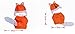 Kitron TM Cute Unisex Newborn Boy Girl Crochet Knitted Small Fox Style Baby Outfits Costume Set Photography Photo Prop