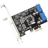 PCI-E X1 to 2 Ports 19 Pin USB 3.0 Header PCI Express to Dual 20 Pin USB 3.0 Card