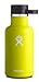Hydro Flask 64 oz Beer Growler - Stainless Steel & Vacuum Insulated - Easy-Carry Handle - Citron
