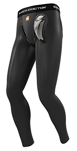 compression pants with cup pocket