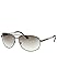 Kenneth Cole Reaction KC1069 Gunmetal Smoke Aviator Sunglasses