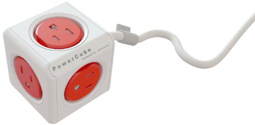 Powercube [newest version] extended, 5 outlet adapter a…
