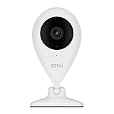 Home IP Camera, OzWi Smartlink Mini Wifi Wireless Security IP Camera Surveillance System Remote Monitoring with Two-way Audio Night Vision for Pet Baby Elder Pet Nanny Monitor (White)
