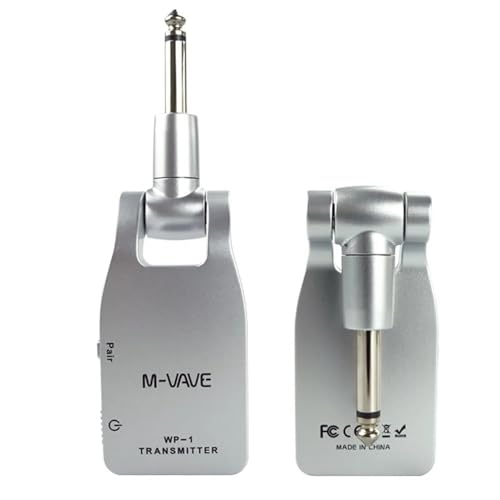 M-VAVE VEDO Sistema Sem Fio Profissional 2.4GHz para Guitarra e Baixo - Transmissão Digital 24bit/48KHz, Baixa Latência (<12ms), Alcance de 30m Bateria Recarregável 7.5h Compatível com Amplificadores