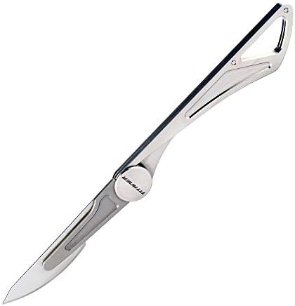 Titaner Titanium EDC Folding Knife with #24 Scalpel Blade