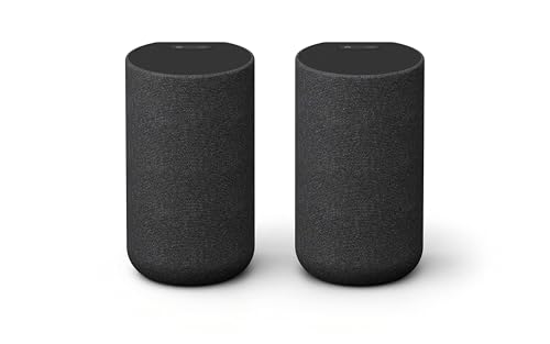 SONY SA-RS5 WIRELESS REAR SPEAKERS WITH BUILT-IN BATTERY FOR BRAVIA THEATER (BAR 8, BAR 9), HT-A7000/A5000/A3000 AND STR-AN1000