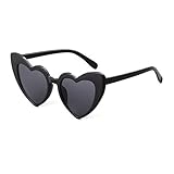 Heart Sunglasse Polarized Vintage Retro Cat Eye Oversized Glasses UV400 Protection