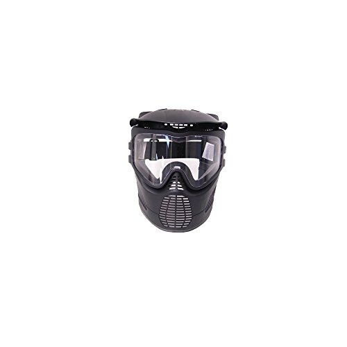 GXG Paintball Stealth Predator Skull Mask Paintball Goggle System - Black (ASTM Approved)