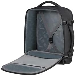 Take2Cabin Pro - Ryanair/Wizz Air/Vueling Kabinentasche (40 x 30 x 20 cm, 26,5 l, 0,60 kg) - Untersitz-Handgepäck, Flugzeug-Rucksack S/M Untersitz - Schwarz (Flash Black)