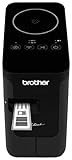 Brother P-touch, PTP750W, Wireless Label Maker, NFC Connectivity, USB Interface, Mobile Device Printing, Black