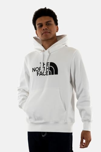NF0A89EMLA9 M Drew Peak Pullover Hoodie Sweatshirt Herren TNF White/TNF Black Größe XL