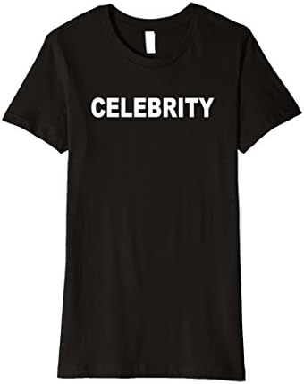 Womens Famous Celebrity TShirt - Hollywood Shirt Large Black