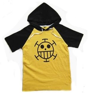 ONE PIECE cosplay costume one piece Trafalgar Law wind short-sleeved T-shirt size L Parker Men's / women's (japan import)