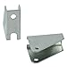 Homend 1Pair Silver Heavy Duty Steel Mounting Brackets for Linear Actuator 2Pcs