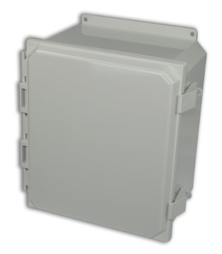 Allied Moulded AMP1206NLF Polyline Series Polycarbonate JIC Size Junction Box, Light Gray