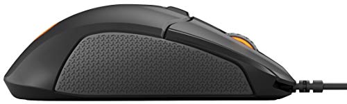 SteelSeries Rival 310, Optical Gaming Mouse, RGB Illumination, 6 Buttons, Rubber Sides, On-Board Memory (PC / Mac) - Black (Renewed)