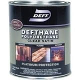 Deft Defthane Interior Exterior Clear Polyurethane Satin, Quart