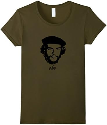 Womens Che Guevara Retro T-Shirt; Best Che Guevara Shirt! XL Olive