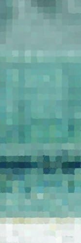Canvas Edition:Summer Beach Blue Turquoise, Gallery Wrap Canvas, Cropped