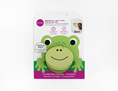 ORIBEL VertiPlay (Wall Toy) Knock Knock Door Knocker - Crroaky