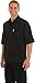 Chef Works Men's Cool Vent Cook Shirt, Black, Small
