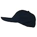 Extra Size Fitted Cotton Blend Cap - Navy (For Big Head)