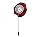 Men Lapel Flower Brooch Boutonniere Tuxedo Stick Pin Wine Red