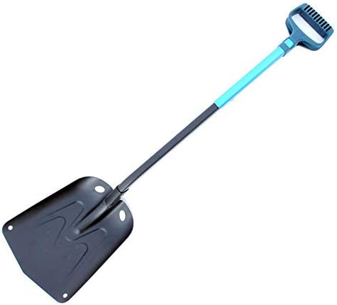 Aluminum Alloy Multi-Function Long Handle Snow Shovel Telescopic Car Trunk Shovel, Off-Road Outdoor Folding Snow Shovel