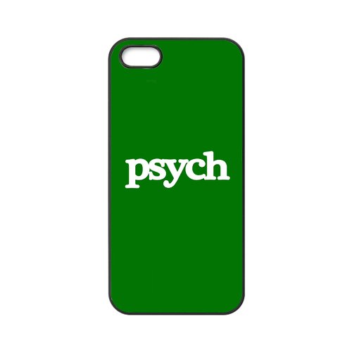 FavorPlus Psych Green Funny Quotes Durable Iphone Apple Black Case Cover