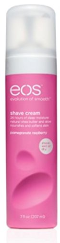 EOS Shave Cream, Pomegranate Raspberry, 7 oz (Pack of 8)