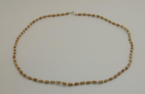 Tulsi and Silver Necklace