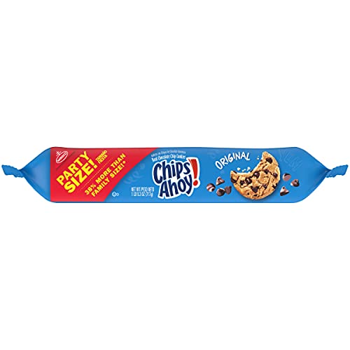 NABISCO CHIPS AHOY! CHIPS AHOY! ORIGINAL CHOCOLATE CHIP COOKIES, PARTY SIZE, 25.3 OZ