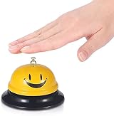 Comsmart Call Bell Service Bell 3.35 Inch Yellow Stainless Steel view 2