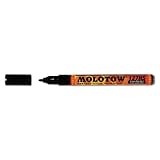 Molotow - ONE4ALL Urban Fine Art Paint Markers, 1 mm, Signal Black 127101 (DMi EA