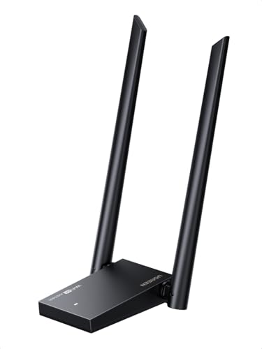 Clé WiFi 6E AX5400 Puissante Adaptateur USB sans Fil Tri-Bande 6GHz 5GHz 2.4GHz Dongle USB WiFi Réseau Soft AP Mode Cryptage WPA3 Pilote Intégré Compatible avec Windows 11 10