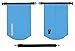 MARCHWAY Floating Waterproof Dry Bag Backpack 5L/10L/20L/30L/40L, Roll Top Sack Keeps Gear Dry for Kayaking, Rafting, Boating, Swimming, Camping, Hiking, Beach, Fishing (Light Blue, 5L)