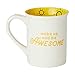 Enesco Our Name is Mud “Cup of Sunshine, 16 oz. Stoneware Mug, 1 Count (Pack of 1), Yellow