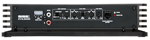 Sound Storm EV2.2000 Evolution 2000 Watt, 2 Channel, 2 to 8 Ohm Stable Class A/B, Full Range, Bridgeable, MOSFET Car Amplifier with Remote Subwoofer Control