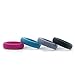 Barbell Bands Silicone Ring For Women | Premium Rubber Wedding Band | Perfect For Fitness, Lifting, Active Lifestyle - Comfortable and Durable