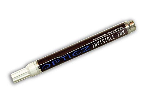 Opticz Blacklight Reactive Invisible Blue Ink All Purpose UV Marker