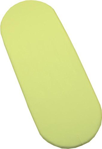 2 x Yellow Moses Basket Sheets 36 x 75 cm Cotton | Cradle Fitted Sheets Jersey Soft Bassinet Bedsheet Hypoallergenic Elasticated Breathable Pram Fitted Sheets.