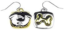 TdZ Party Fashion Earring - Metallic Dog Tags Mix Match