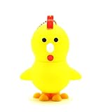 FEBNISCTE Cute Yellow 3D Chicken 8GB USB Flash Drive