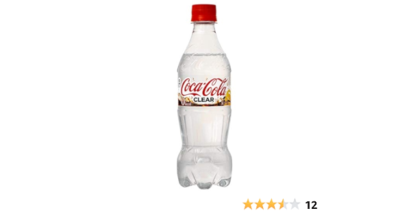 Coca-Cola Clear - Edición limitada de Japón - 1 botella de ...