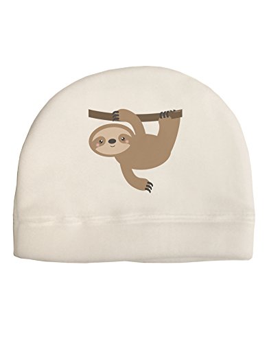 TooLoud Cute Hanging Sloth Adult Fleece Beanie Cap Hat